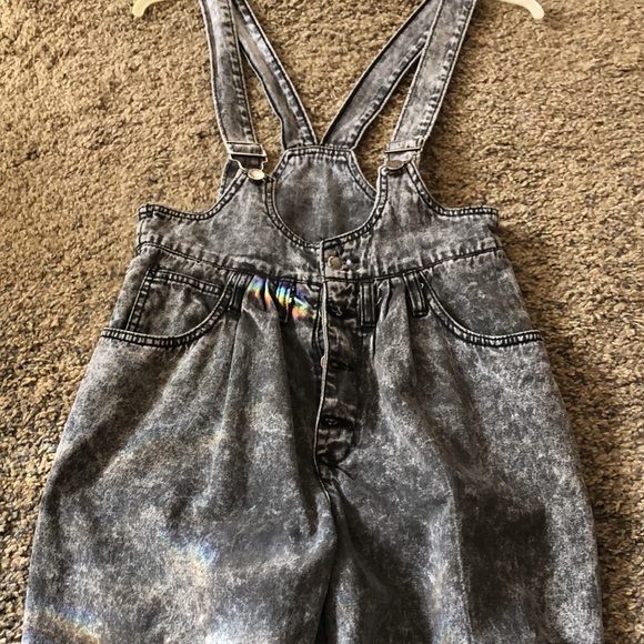 London Clothing Company Denim - London Clothing Co. Denim Washed Black Overalls Size Medium